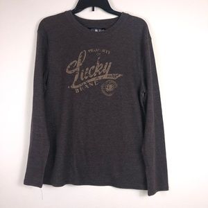Lucky brand thermal long sleeve shirt,